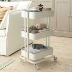 ترولی ایکیا مدل RASKOG رنگ سفید مایکیاهوم شاخص