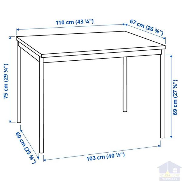 میز مدل SANDSBERG ایکیا 4 نفره مایکیاهوم 1