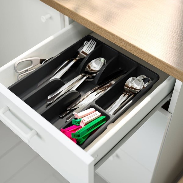 جاقاشقی داخل کشو ایکیا SMACKER رنگ خاکستری مایکیاهوم شاخص