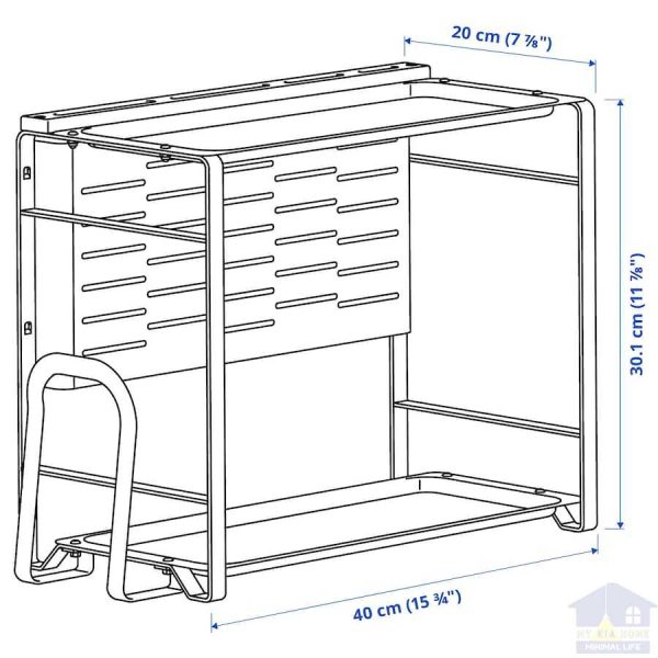 نظم دهنده آشپزخانه ایکیا مدل AVSTEG مایکیاهوم 12