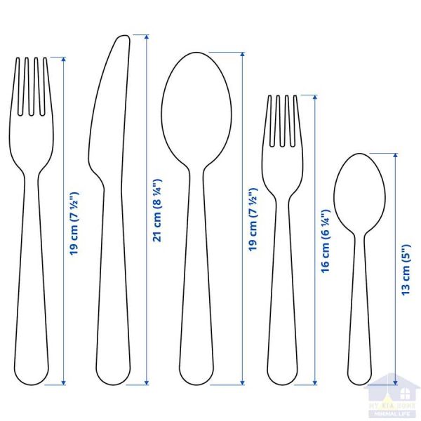 سرویس غذاخوری ایکیا مدل DRAGON ست 60 پارچه مایکیاهوم 13