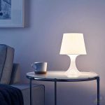 آباژور رومیزی ایکیا مدل LAMPAN رنگ سفید مایکیاهوم شاخص