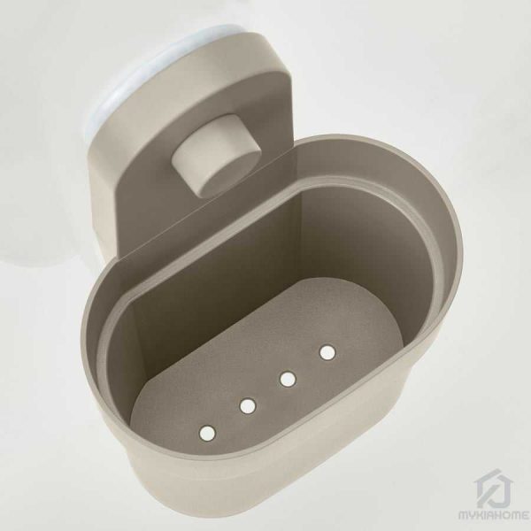 آویز محفظه‌دار چسبی ایکیا مدل OBONAS رنگ بژ مایکیاهوم 1