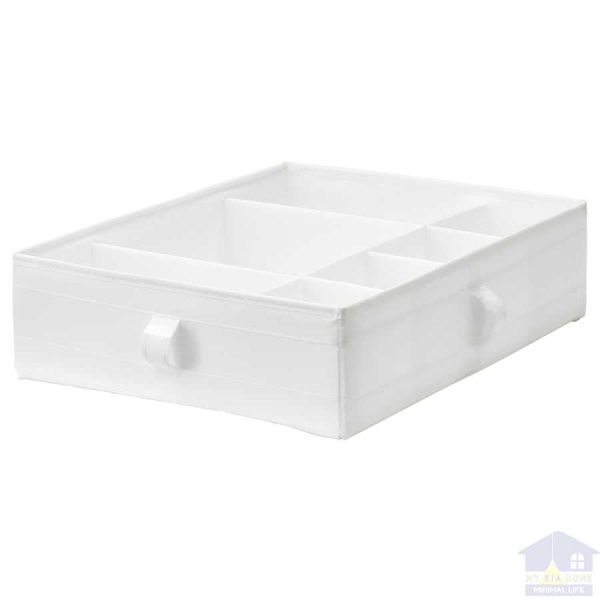 باکس مقسم ایکیا مدل SKUBB رنگ سفید مایکاهوم 1