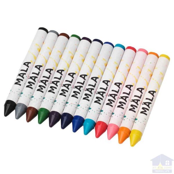 مداد شمعی ایکیا مدل MALA پک 12 تایی مایکیاهوم 1