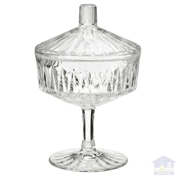 قندان بلوری پایه‌دار ایکیا مدل SALLSKAPLIG مایکیاهوم 1