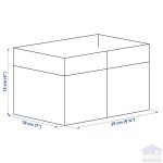 جعبه نظم دهنده ایکیا مدل DRONA ست 3 عددی - Image 4