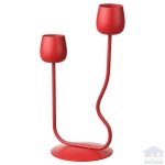 شمعدان 2 شاخه ایکیا مدل SILVERPARON مایکیاهوم 1