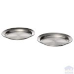 بشقاب استیل ایکیا مدل GRILLTIDER ست 2 عددی مایکیاهوم شاخص