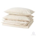 کاور لحاف و روبالشی دو نفره ایکیا مدل BERGPALM رنگ زرد مایکیاهوم 1