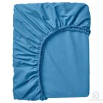 ملحفه کشدار ایکیا مدل DVALA رنگ آبی مایکیاهوم 1