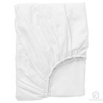 ملحفه کشدار ایکیا مدل DVALA رنگ سفید مایکیاهوم 1