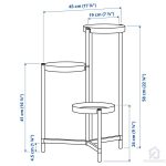 استند گلدان ایکیا 3 طبقه مدل OLIVBLAD - Image 7