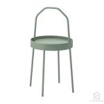 میز عسلی ایکیا مدل BURVIK رنگ سبز مایکیاهوم 1