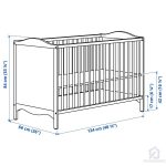 تخت نوزاد ایکیا مدل SMAGORA - Image 3