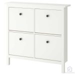 جاکفشی 4طبقه ایکیا مدل HEMNES رنگ سفید مایکیاهوم 1