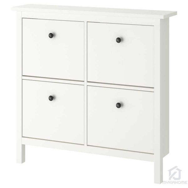 جاکفشی 4طبقه ایکیا مدل HEMNES رنگ سفید مایکیاهوم 1