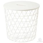 میز جلو مبلی ایکیا مدل KVISTBRO رنگ سفید مایکیاهوم 1