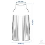 گلدان سرامیکی ایکیا مدل KAPKASTANJ - Image 6