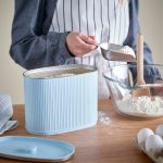 بانکه دربدار فلزی ایکیا مدل BETTHAJ رنگ آبی مایکیاهوم شاخص