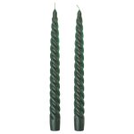 شمع قلمی 2 عددی ایکیا مدل VINTERFINT رنگ سبز مایکیاهوم 1