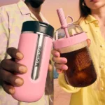 تراول ماگ برند nespresso رنگ صورتی مایکیاهوم 11