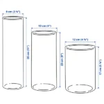گلدان شمعدان ایکیا مدل CYLINDER ست 3 عددی مایکیاهوم 14
