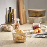 سبد فلزی مربعی ایکیا مدل IKEA 365+ رنگ بژ مایکیاهوم 11