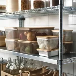 سبد فلزی مستطیل ایکیا مدل IKEA 365+ رنگ بژ مایکیاهوم 13