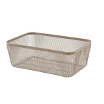 سبد فلزی مستطیل ایکیا مدل IKEA 365+ رنگ بژ مایکیاهوم 16