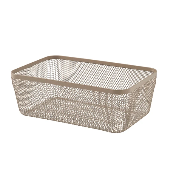 سبد فلزی مستطیل ایکیا مدل IKEA 365+ رنگ بژ مایکیاهوم 16