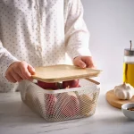 سبد فلزی مستطیل ایکیا مدل IKEA 365+ رنگ سفید مایکیاهوم 12