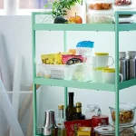 سبد فلزی مستطیل ایکیا مدل IKEA 365+ رنگ سفید مایکیاهوم 15
